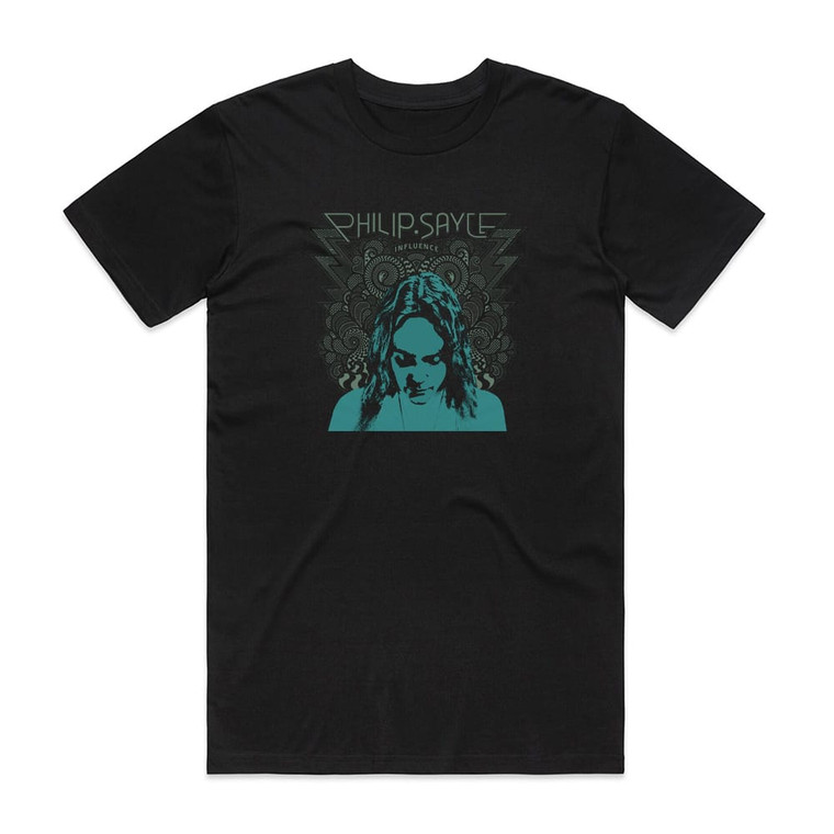 Philip Sayce Influence Album Cover T-Shirt Black