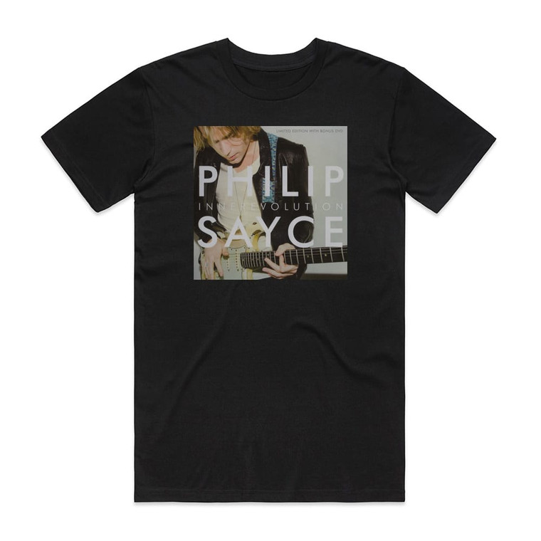 Philip Sayce Innerevolution Album Cover T-Shirt Black