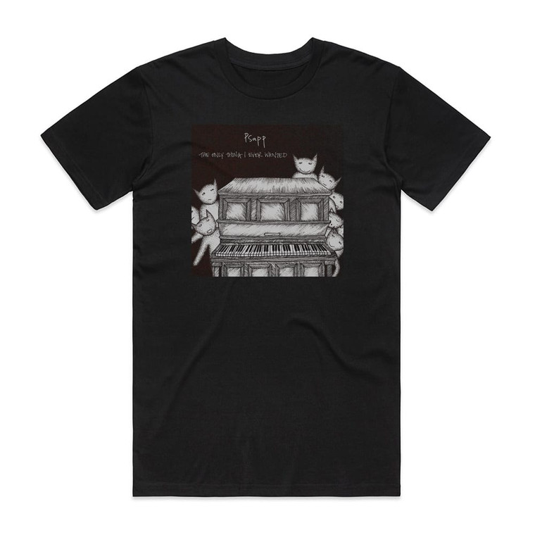 Psapp The Only Thing I Ever Wanted Album Cover T-Shirt Black