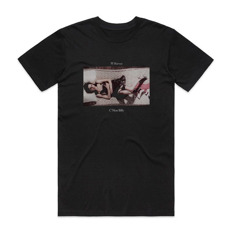 PJ Harvey Cmon Billy Album Cover T-Shirt Black