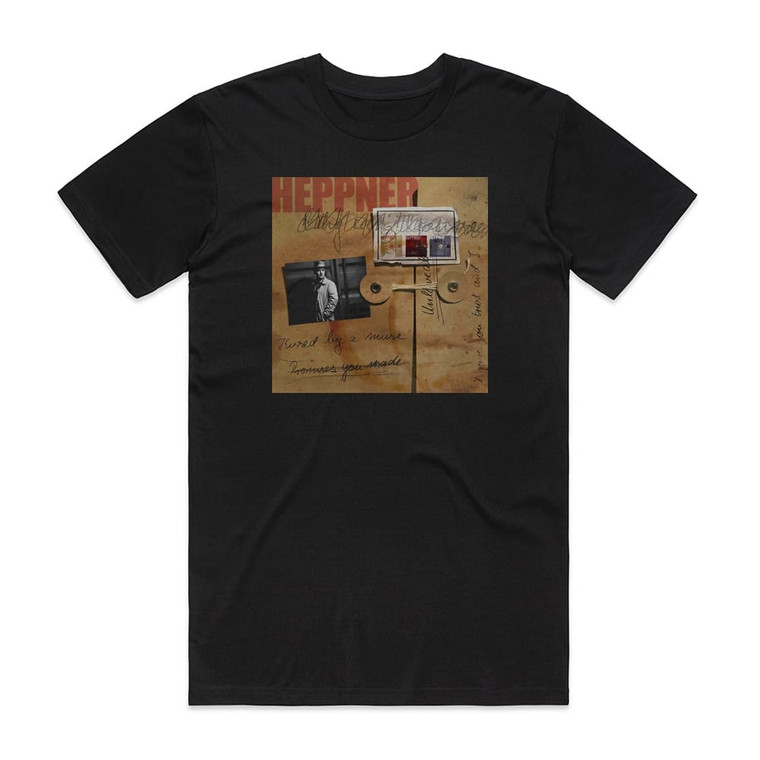 Peter Heppner Confessions Doubts Tanzzwang Album Cover T-Shirt Black