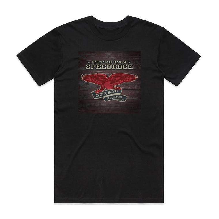 Peter Pan Speedrock Spread Eagle Album Cover T-Shirt Black