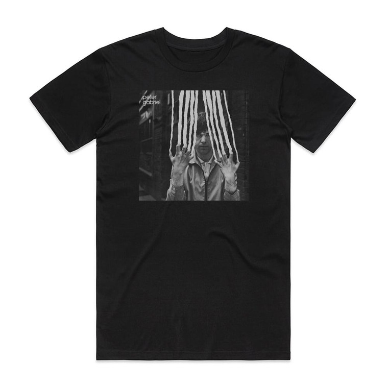 Peter Gabriel Peter Gabriel Scratch 1 Album Cover T-Shirt Black