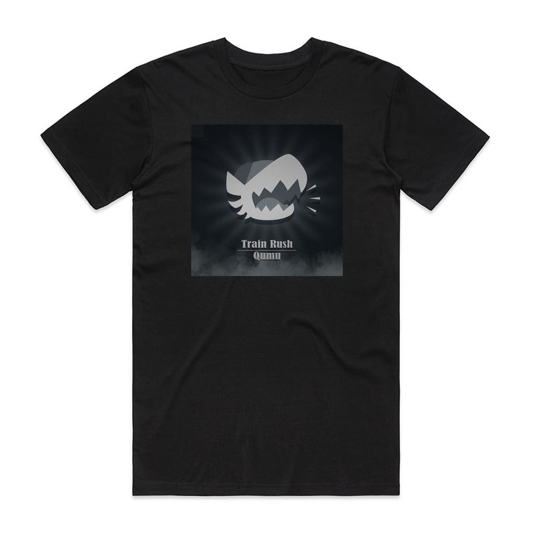 Qumu Train Rush Album Cover T-Shirt Black
