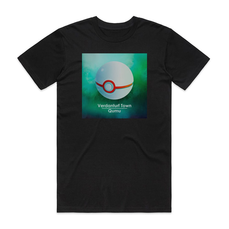 Qumu Verdanturf Town From Pokmon Ruby And Sapphire Album Cover T-Shirt Black