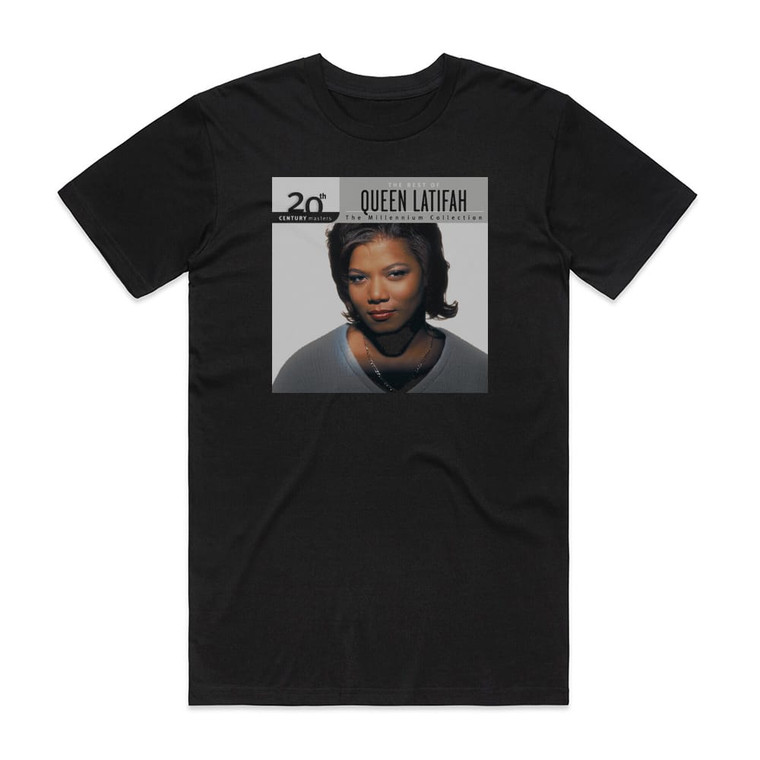 Queen Latifah 20Th Century Masters The Millennium Collection The Best Of Q Album Cover T-Shirt Black