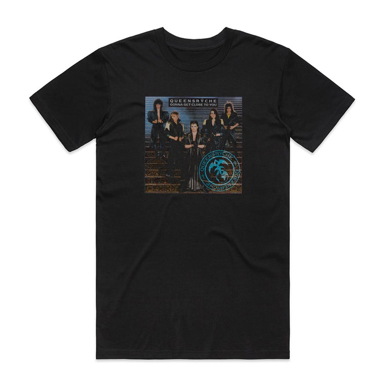Queensryche Gonna Get Close To You 2 Album Cover T-Shirt Black