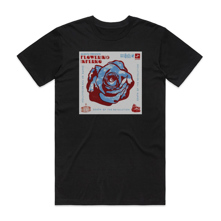 Quantic Death Of The Revolution Album Cover T-Shirt Black