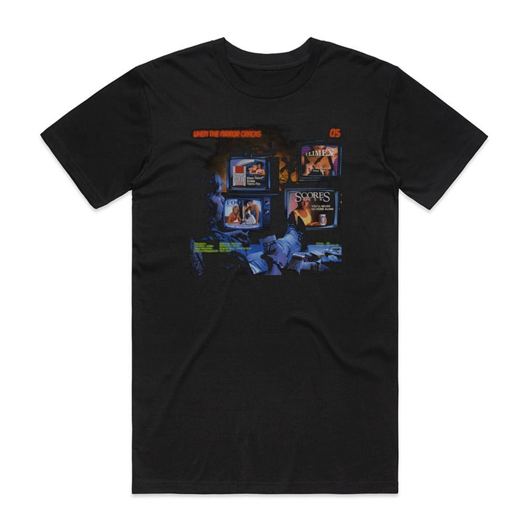Q5 When The Mirror Cracks Album Cover T-Shirt Black