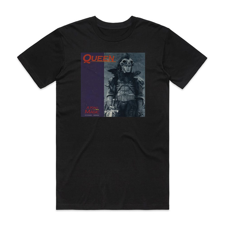 Queen A Kind Of Magic 1 Album Cover T-Shirt Black