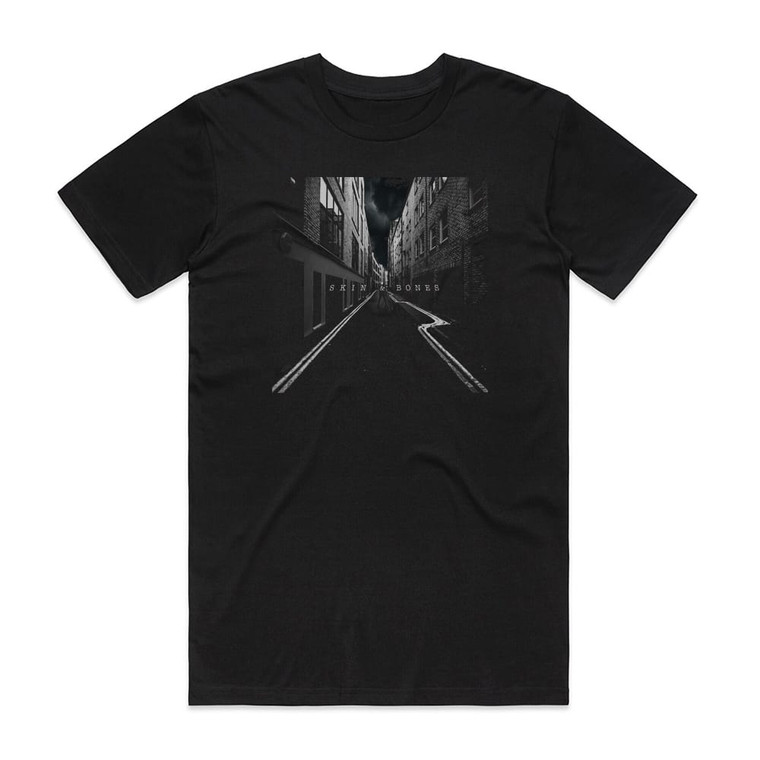SHVPES Skin Bones Album Cover T-Shirt Black
