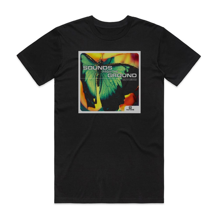 Sounds From the Ground Natural Selection Album Cover T-Shirt Black