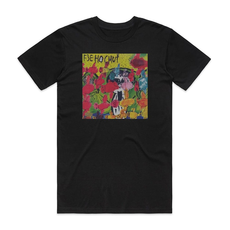 Sto much Fsehochut Album Cover T-Shirt Black