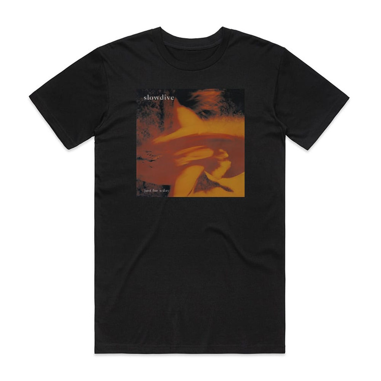 Slowdive Just For A Day Album Cover T-Shirt Black