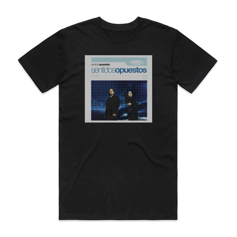 Sentidos Opuestos Movimiento Perpetuo Album Cover T-Shirt Black