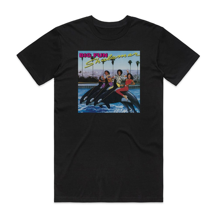 Shalamar Big Fun Album Cover T-Shirt Black