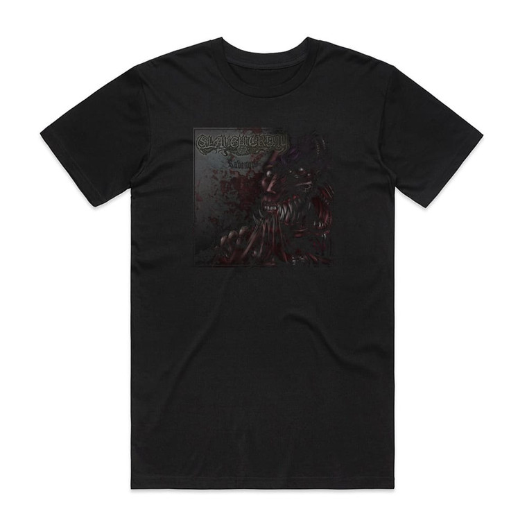 Slaughterday Ravenous Album Cover T-Shirt Black