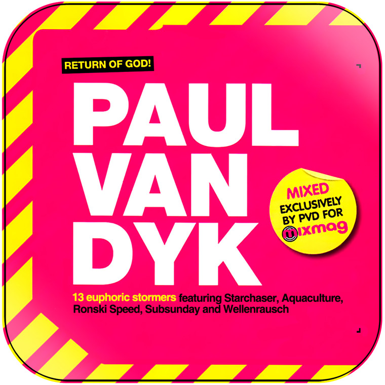 Paul van Dyk Mixmagxmag Return Of God Legendary Dj In The Mix Album Cover Sticker