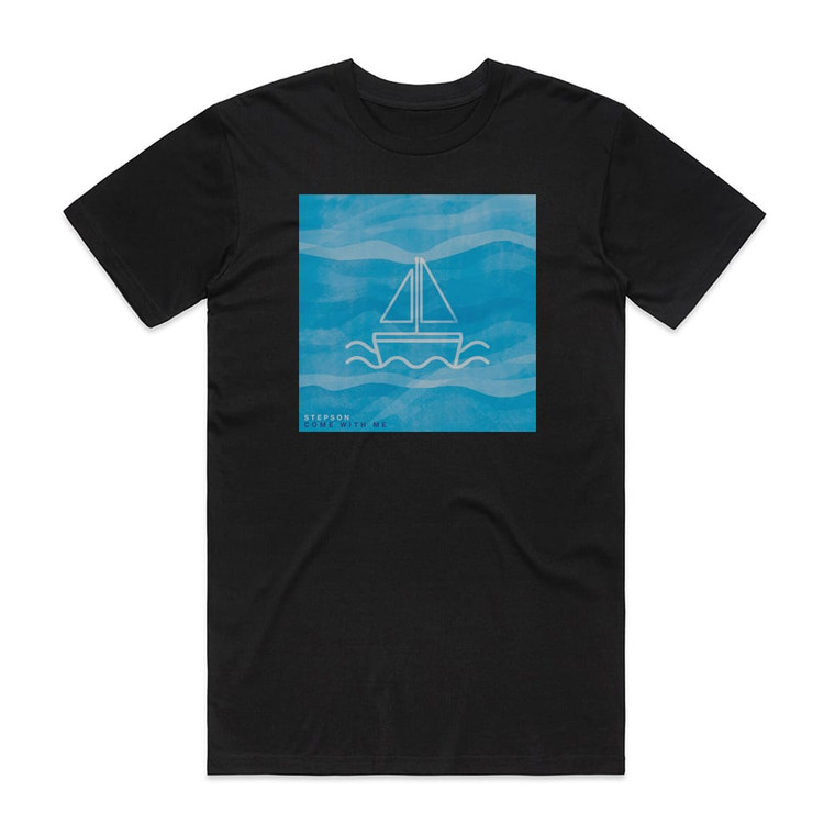 Stepson Come With Me Album Cover T-Shirt Black
