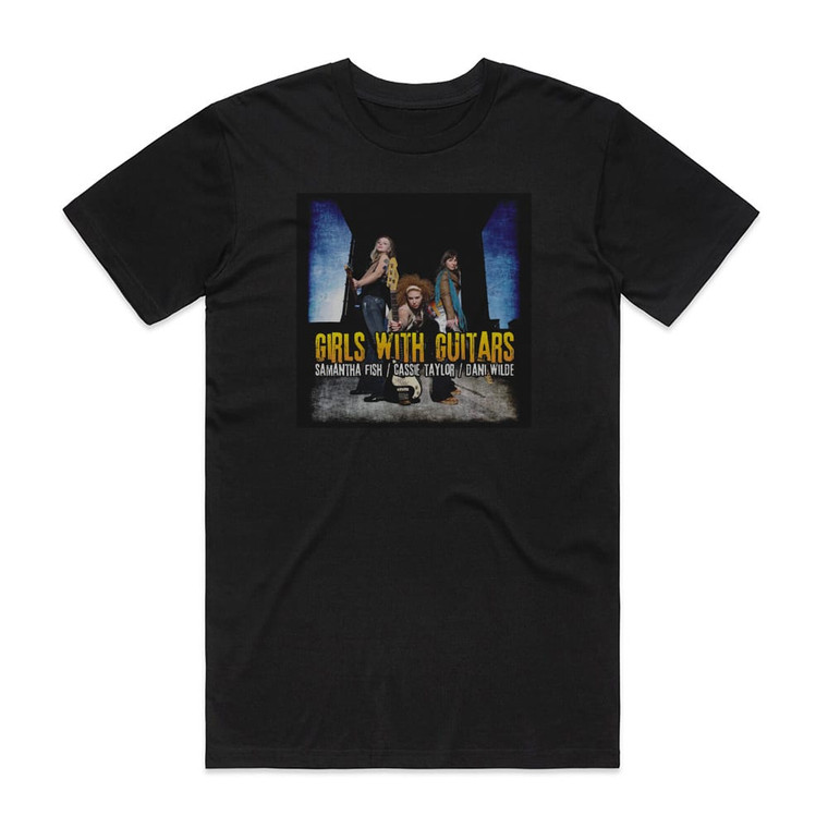 Samantha Fish Girls With Guitars Album Cover T-Shirt Black