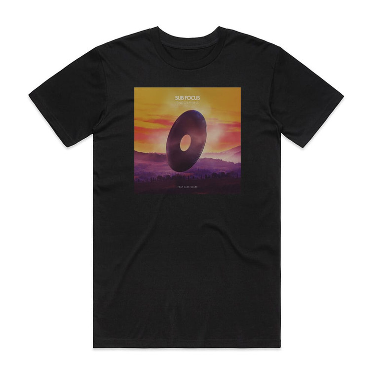 Sub Focus Endorphins Remixes Album Cover T-Shirt Black