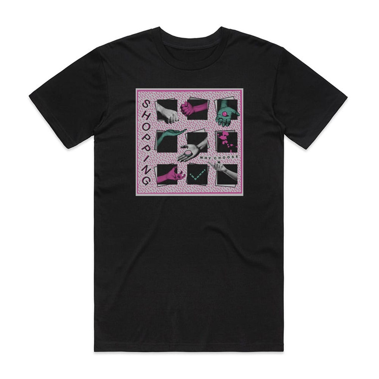 Shopping Why Choose Album Cover T-Shirt Black