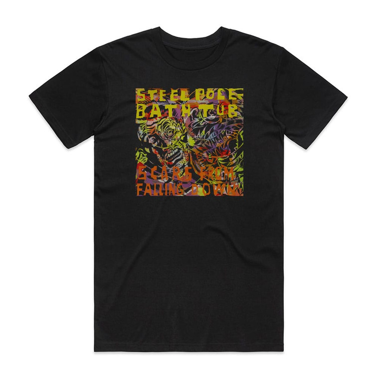 Steel Pole Bath Tub Scars From Falling Down 1 Album Cover T-Shirt Black