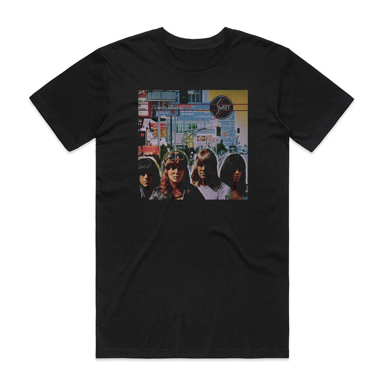 Sweet Desolation Boulevard 2 Album Cover T-Shirt Black