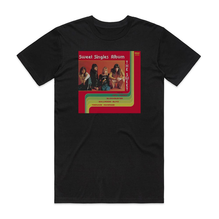 Sweet Sweet Singles Album Album Cover T-Shirt Black