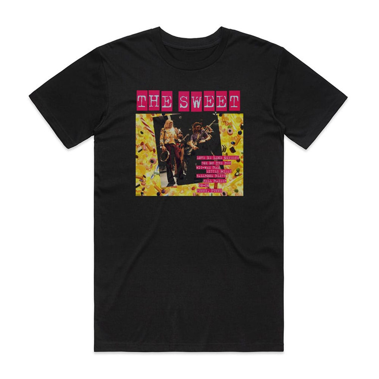 Sweet The Sweet Album Cover T-Shirt Black