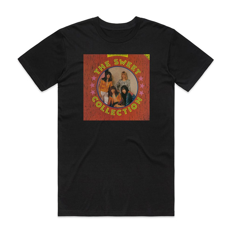 Sweet The Collection Album Cover T-Shirt Black