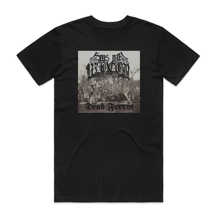 Seas of Winter Dead Forest Album Cover T-Shirt Black