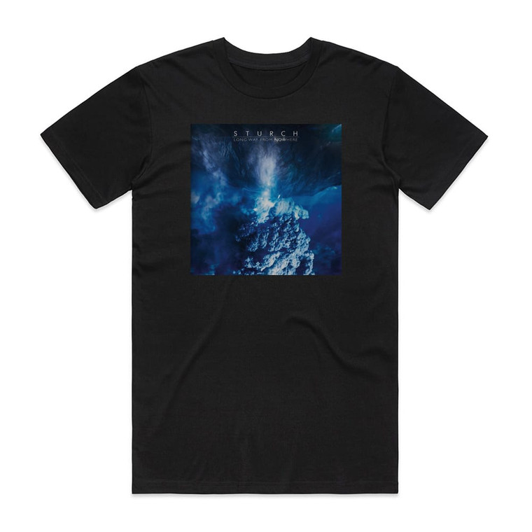 Sturch Long Way From Nowhere Album Cover T-Shirt Black