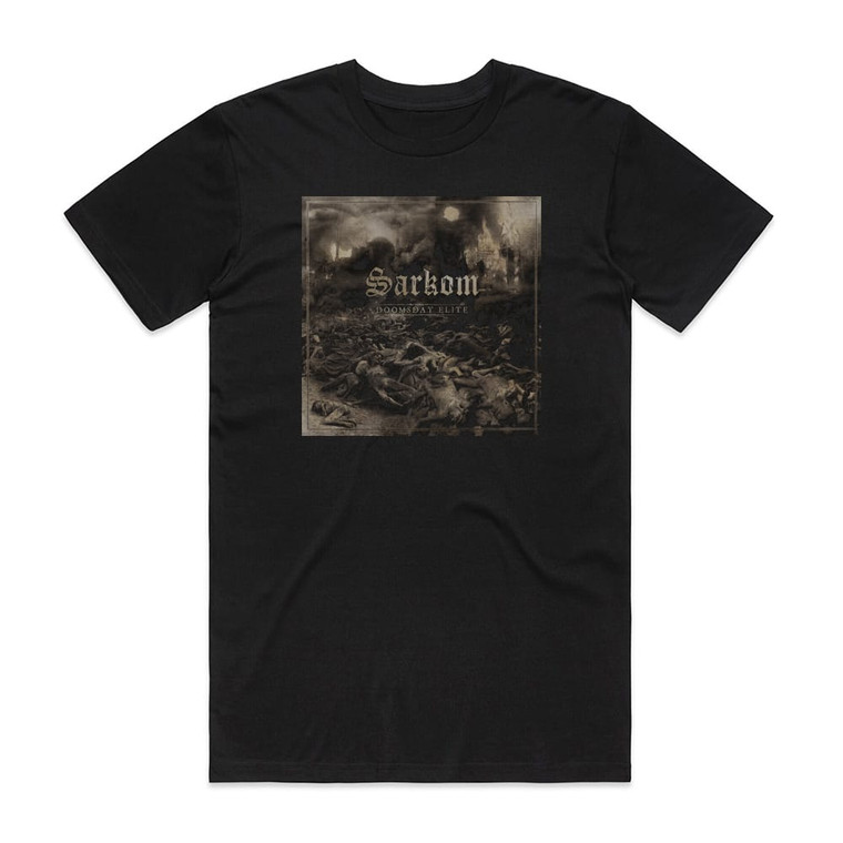 Sarkom Doomsday Elite Album Cover T-Shirt Black