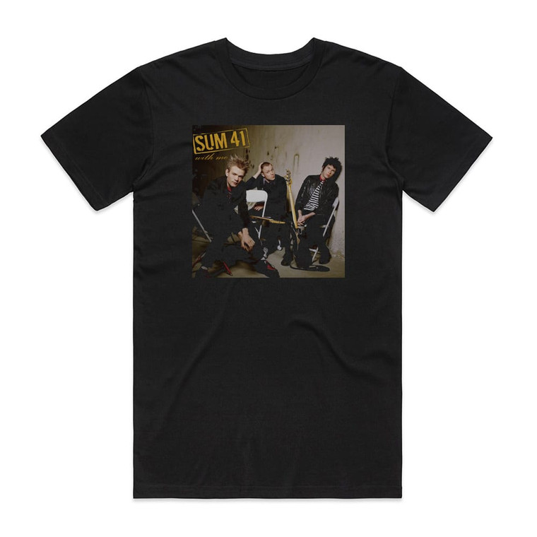 Sum 41 With Me Album Cover T-Shirt Black