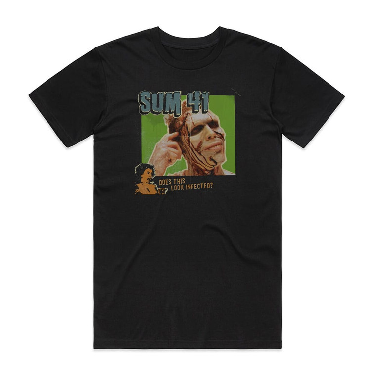 Sum 41 Does This Look Infected Album Cover T-Shirt Black