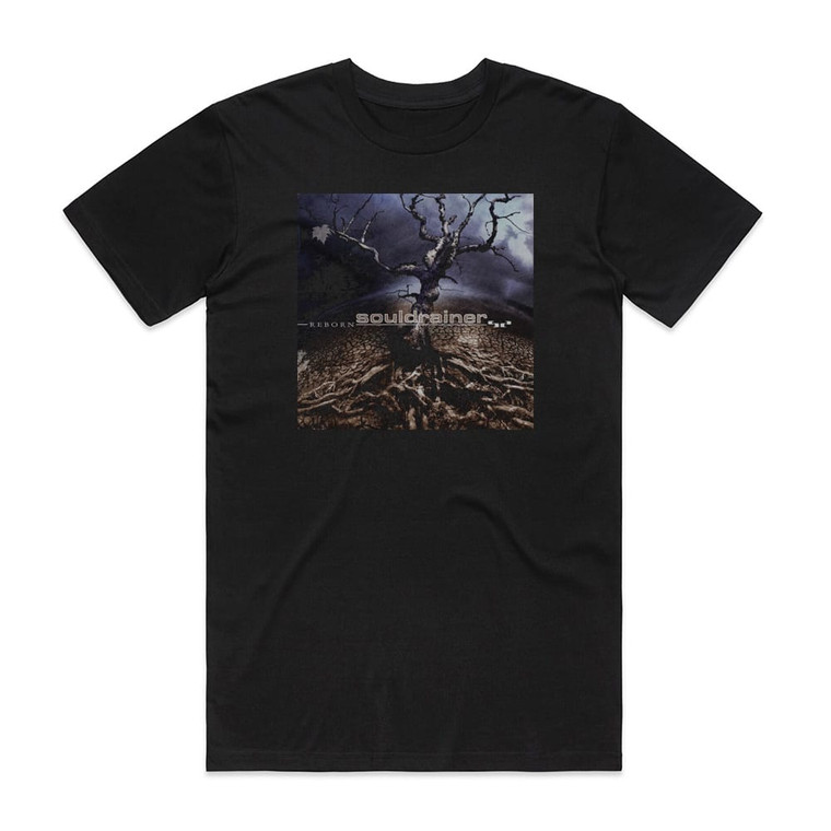 Souldrainer Reborn Album Cover T-Shirt Black