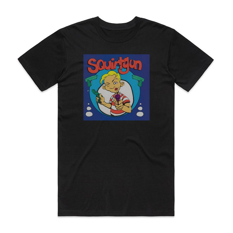 Squirtgun Squirtgun Album Cover T-Shirt Black