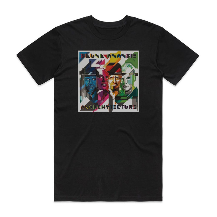 Skunk Anansie Anarchytecture Album Cover T-Shirt Black