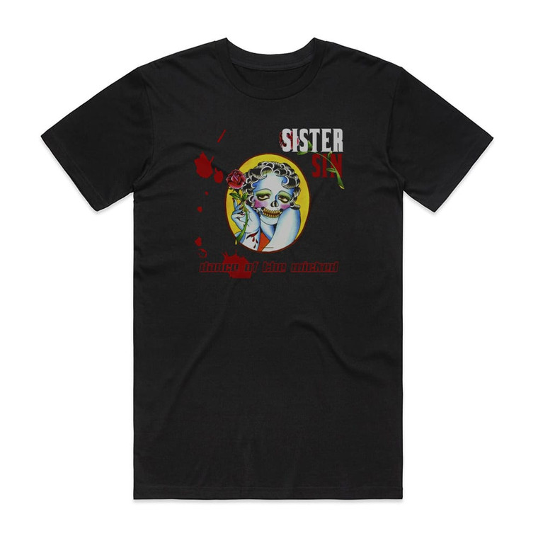 Sister Sin Dance Of The Wicked Album Cover T-Shirt Black