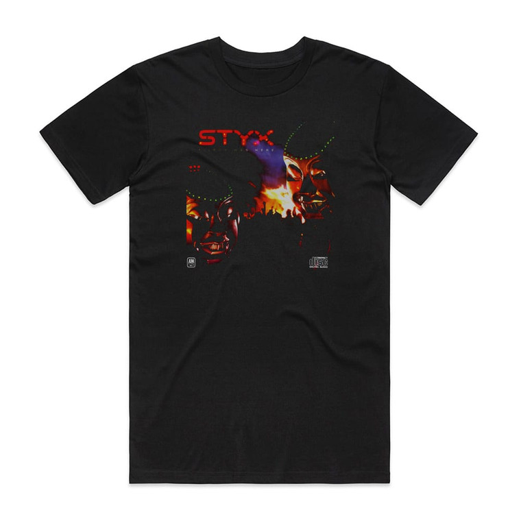 Styx Kilroy Was Here Album Cover T-Shirt Black