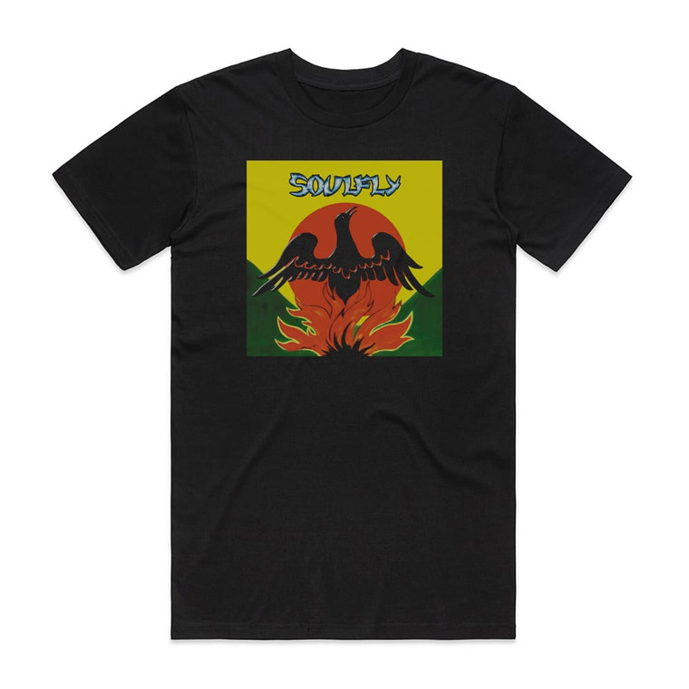 Soulfly Primitive Album Cover T-Shirt Black