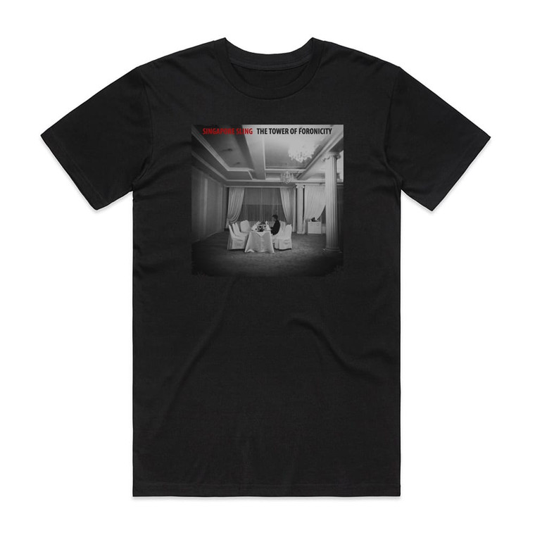 Singapore Sling The Tower Of Foronicity Album Cover T-Shirt Black Singapore Sling The Tower Of Foronicity Album Cover T-Shirt Black