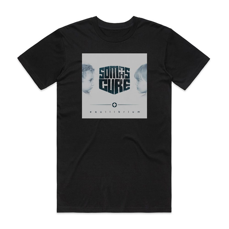 Somas Cure Equilibrium Album Cover T-Shirt Black