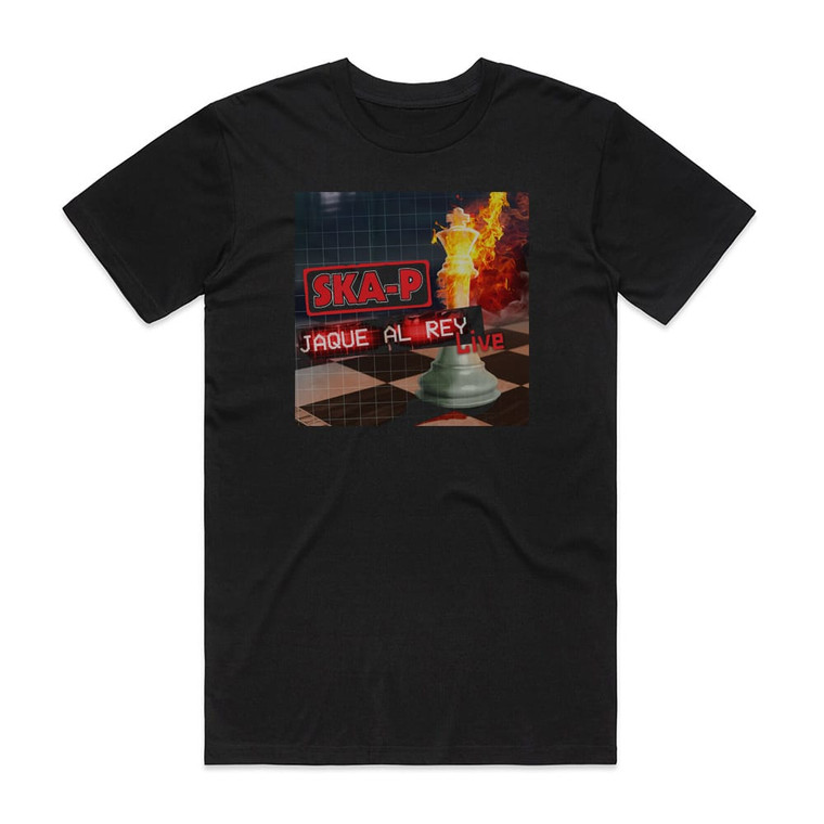 Ska-P Jaque Al Rey Live Album Cover T-Shirt Black
