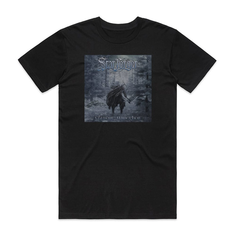 Starforger Clarent Wingthor Album Cover T-Shirt Black