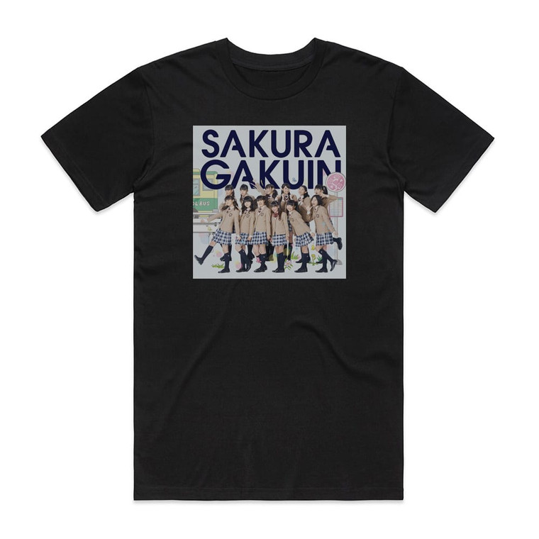 Sakura Gakuin  2013 Album Cover T-Shirt Black