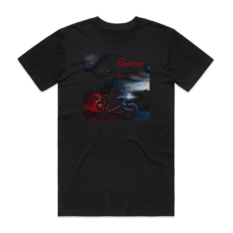 Sabotage Rumore Nel Vento Album Cover T-Shirt Black