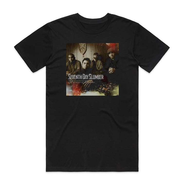 Seventh Day Slumber Take Everything 1 Album Cover T-Shirt Black