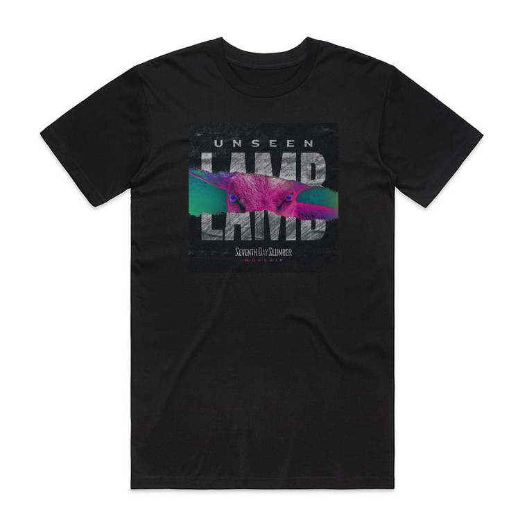 Seventh Day Slumber Unseen The Lamb Album Cover T-Shirt Black